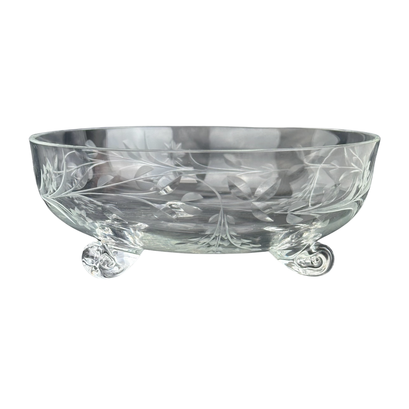 Kusak Crystal 'Jasmine' Footed Bowl