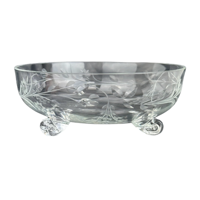 Kusak Crystal 'Jasmine' Footed Bowl