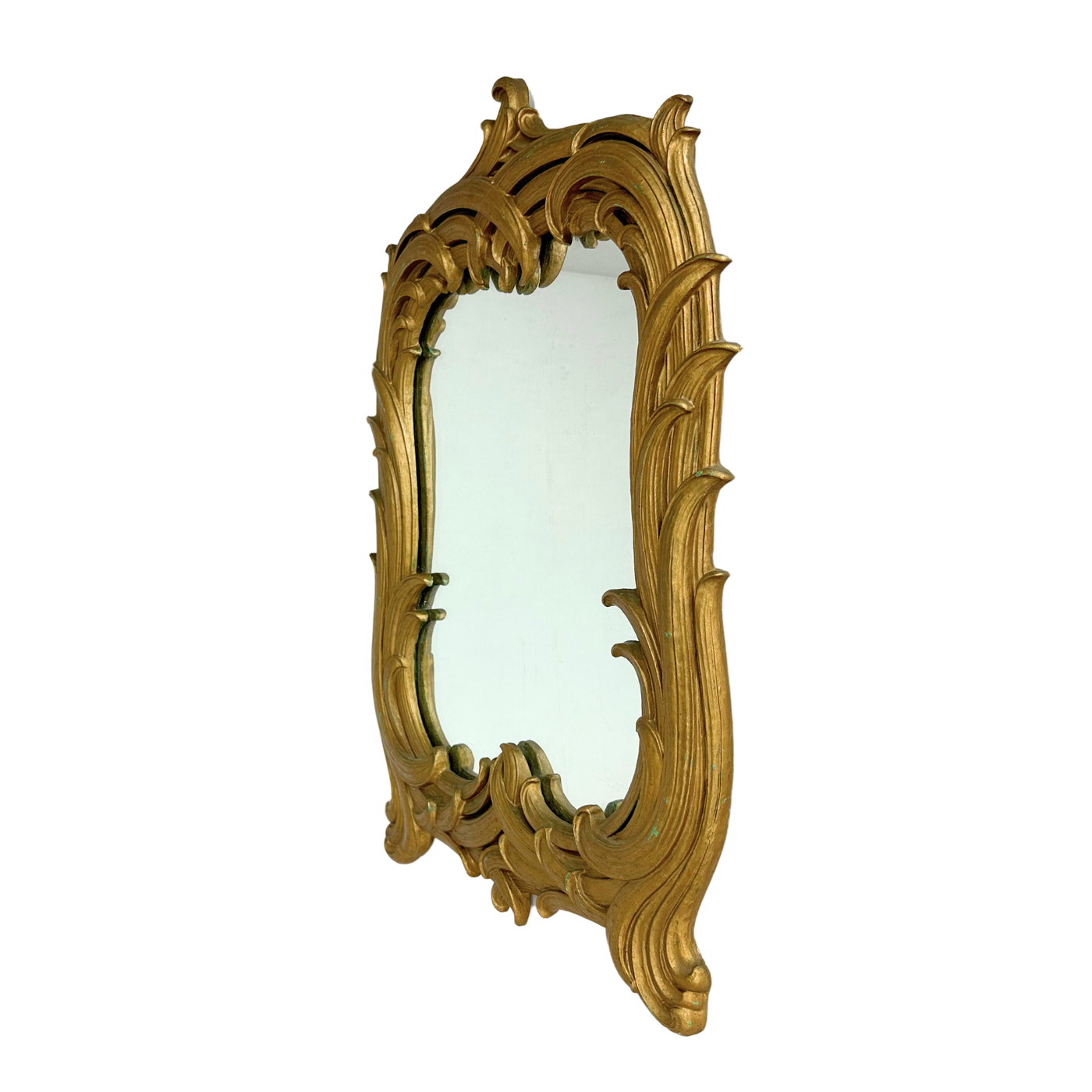 Petite Vintage Hollywood Regency Mirror