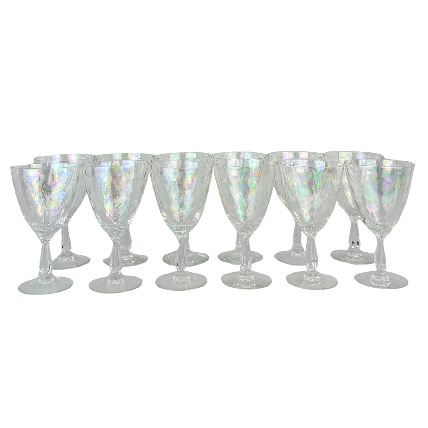 Vintage Fostoria 'Shell Pearl' Water Goblet, Set of 12