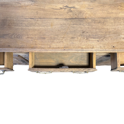 Mid 19th c. French Oak Sideboard with Intricate Carved Detail