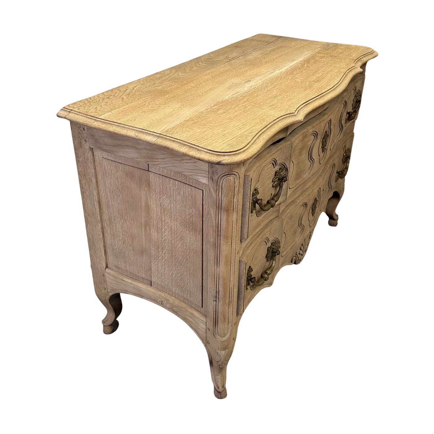 Antique French Petite Bleached Commode