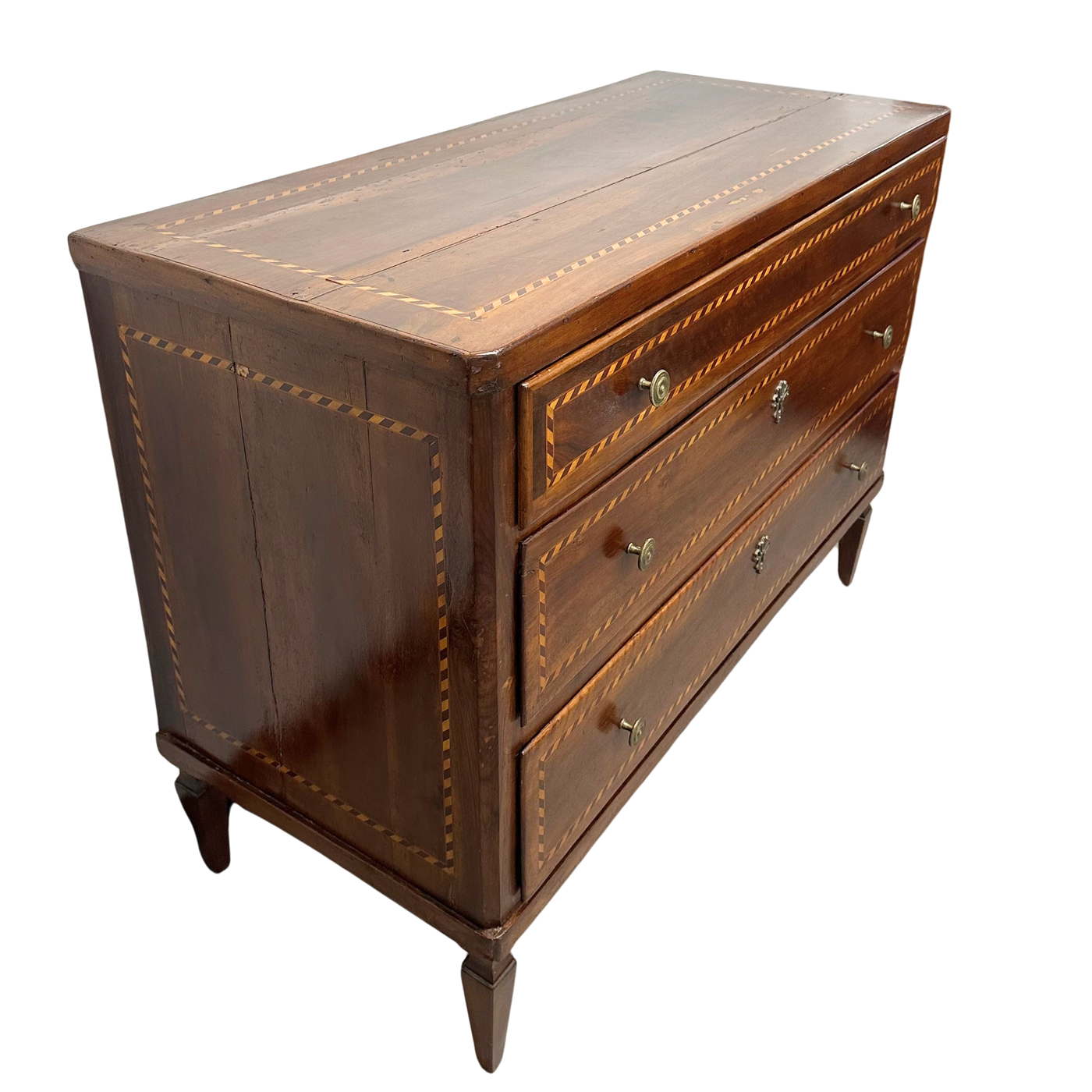 Antique French Commode with Inlay