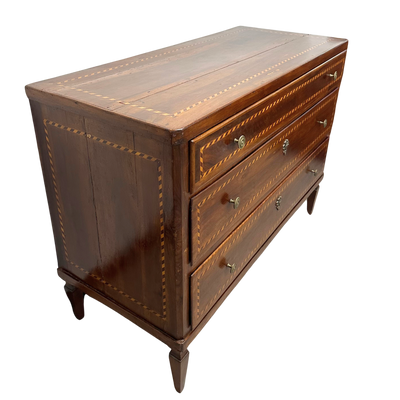 Antique French Commode with Inlay