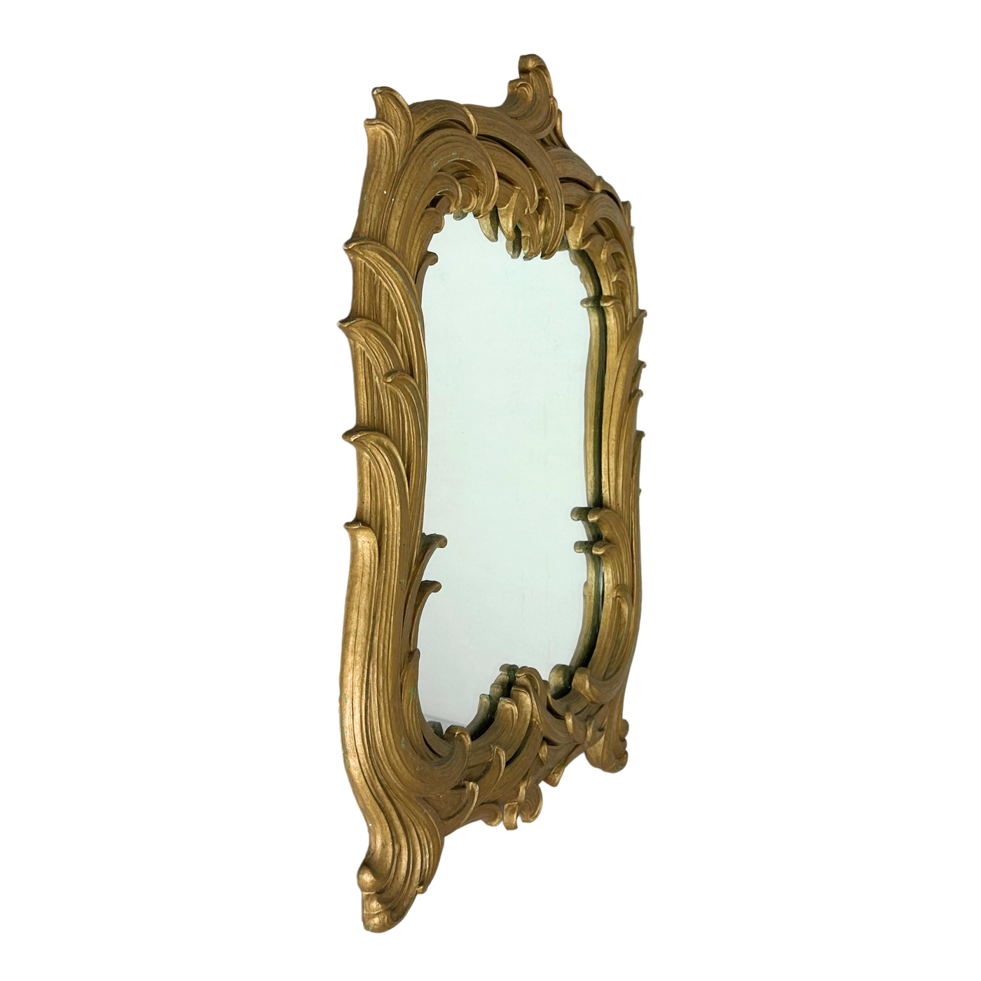 Petite Vintage Hollywood Regency Mirror