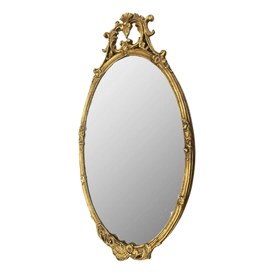 Vintage Friedman Brothers Gilded Oval Mirror