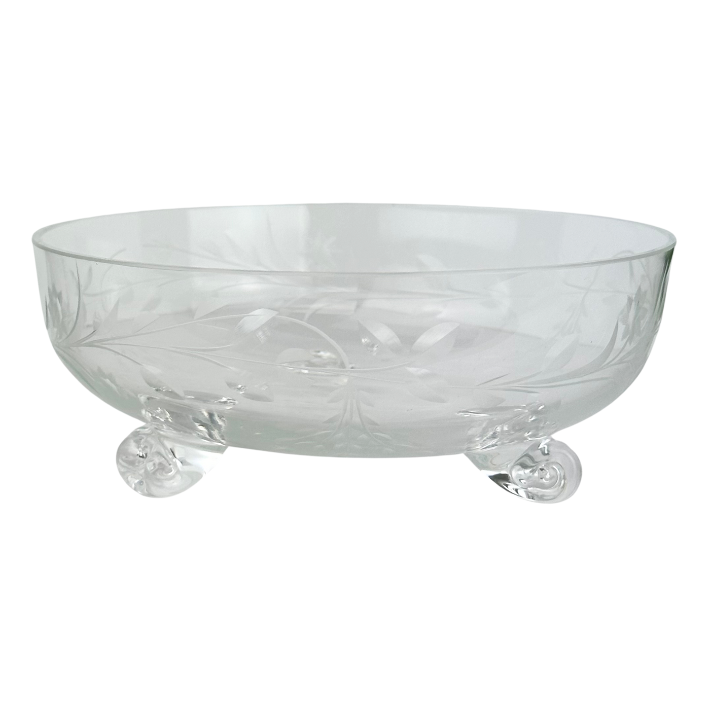 Kusak Crystal 'Jasmine' Footed Bowl