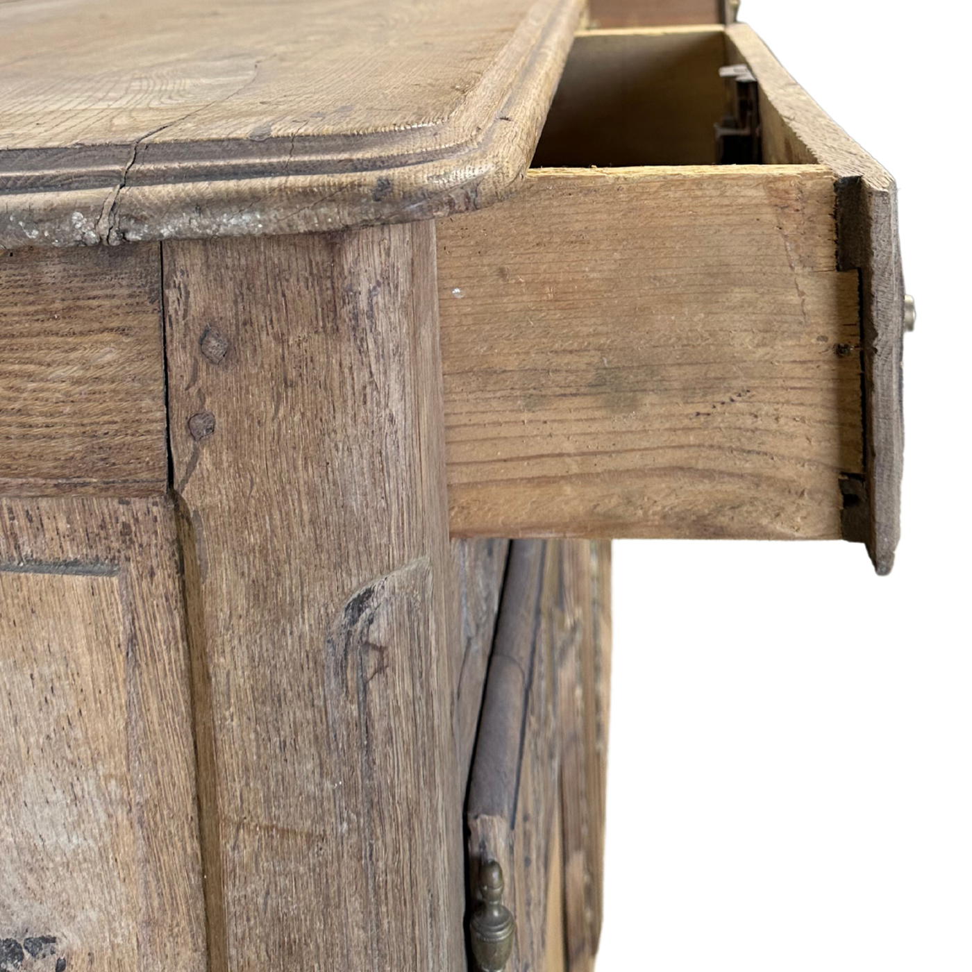 Mid 19th c. French Oak Sideboard with Intricate Carved Detail