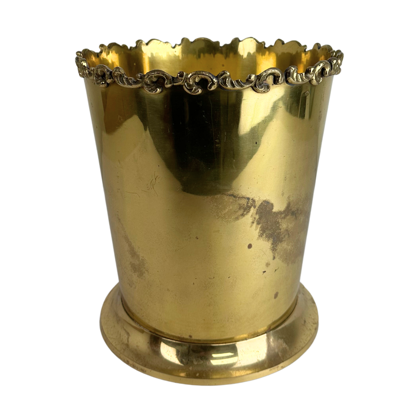 Brass Wastebasket