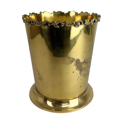 Brass Wastebasket