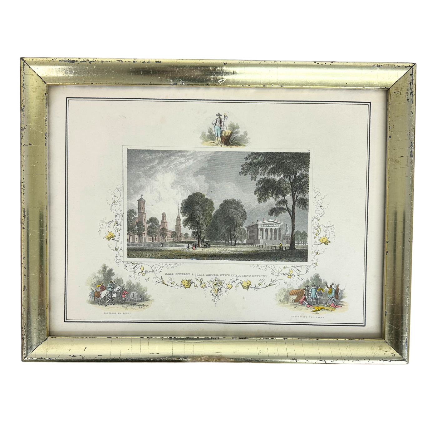 Borghese Framed Harvard and Yale Prints