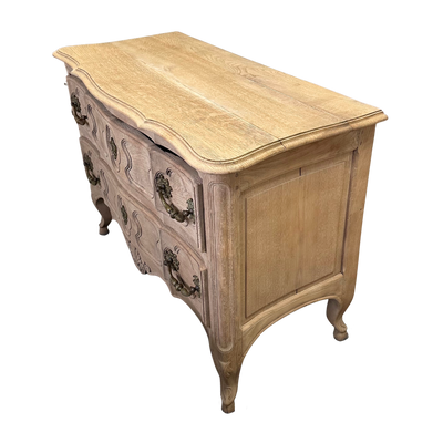 Antique French Petite Bleached Commode