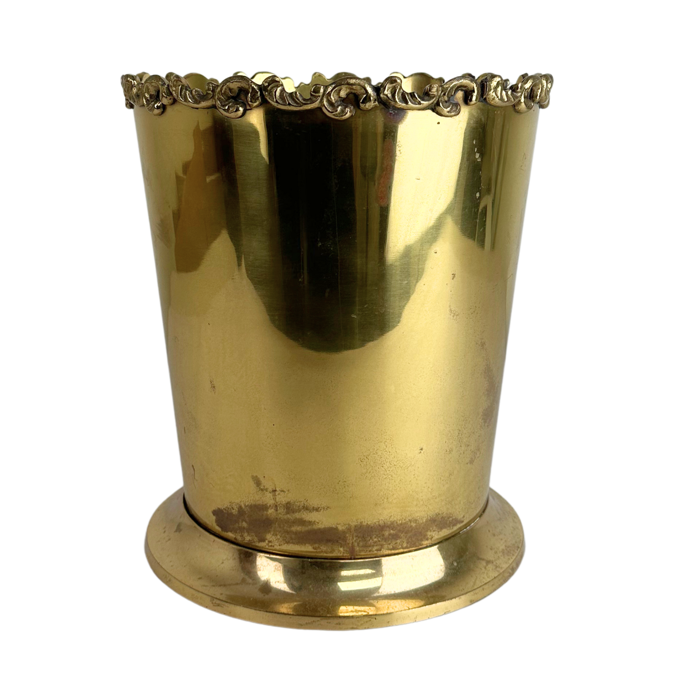 Brass Wastebasket