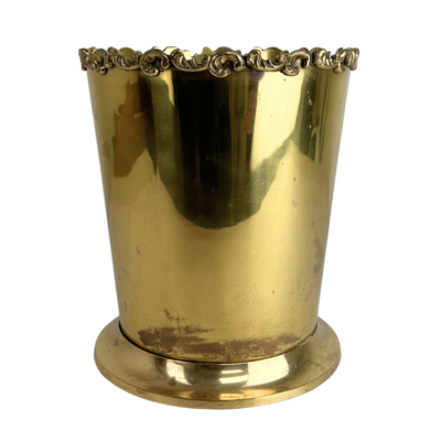 Brass Wastebasket