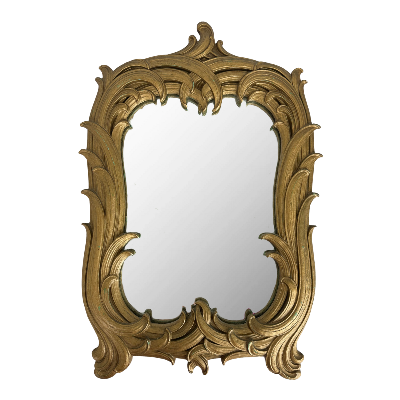 Petite Vintage Hollywood Regency Mirror