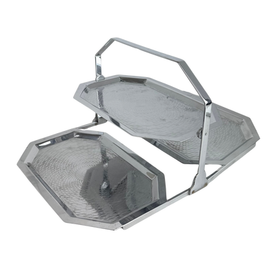 Vintage 3-Tier Folding Tray