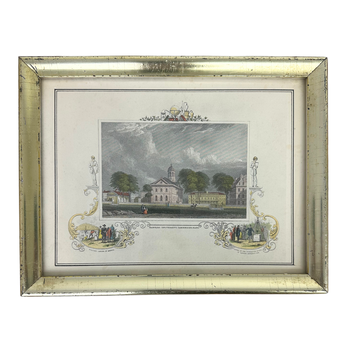 Borghese Framed Harvard and Yale Prints