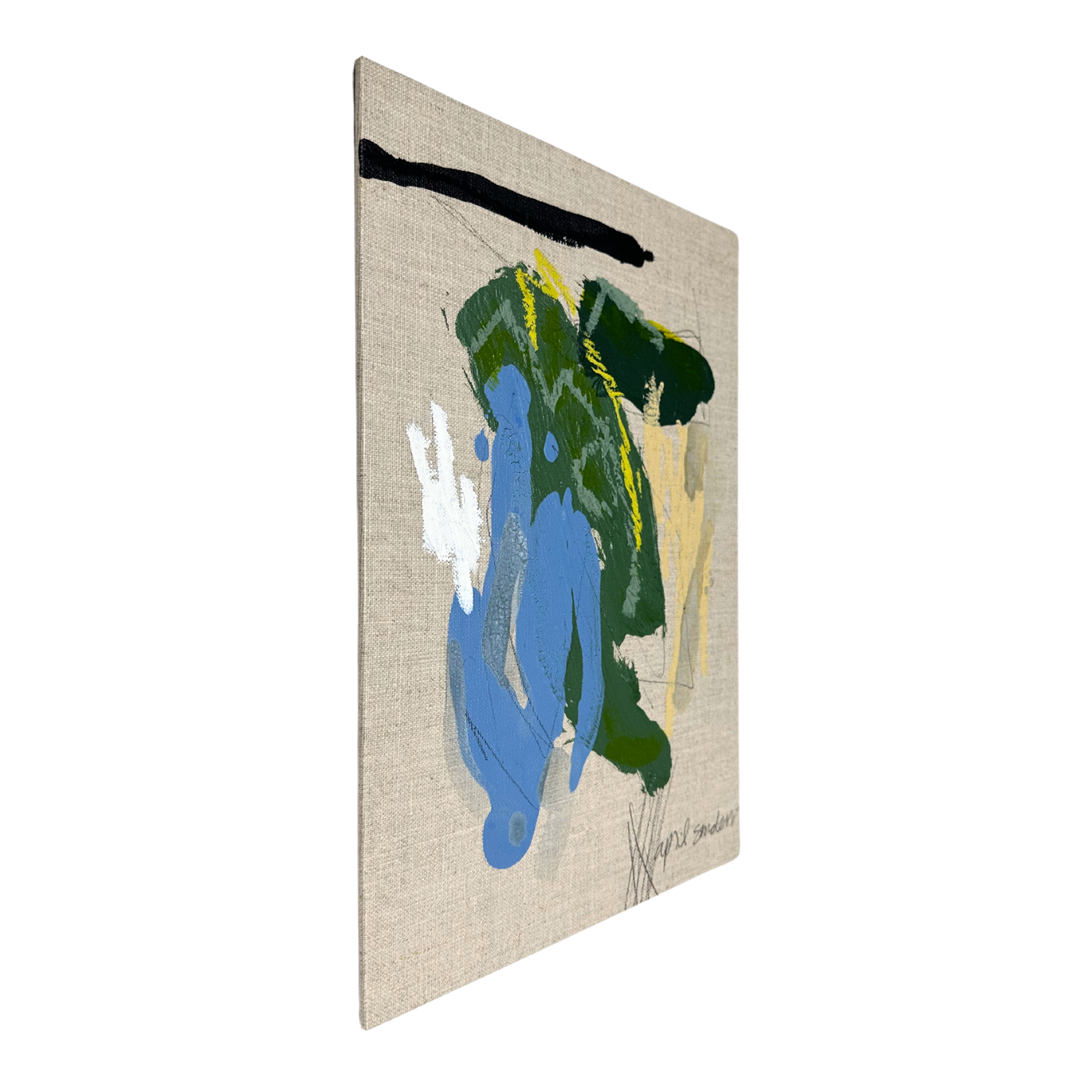 Contemporary April Sanders Art x Linen Panel [1]