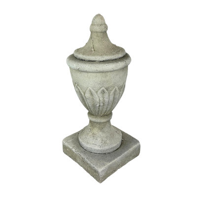 Contemporary Concrete Franklin Urn Finial *HTX Pickup Only*