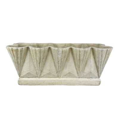 Contemporary Concrete French Style Trumpet Planter *HTX Pickup Only*