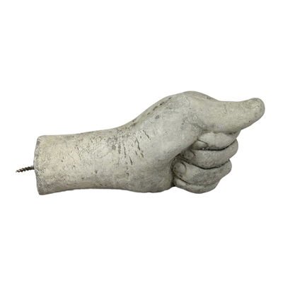 Contemporary Concrete Hand Sconce (left hand)