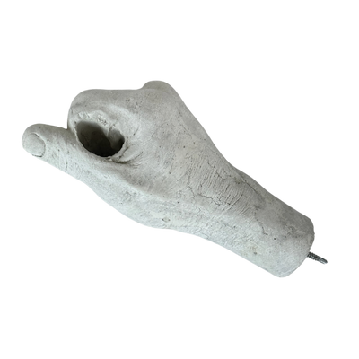Contemporary Concrete Hand Sconce (right hand)