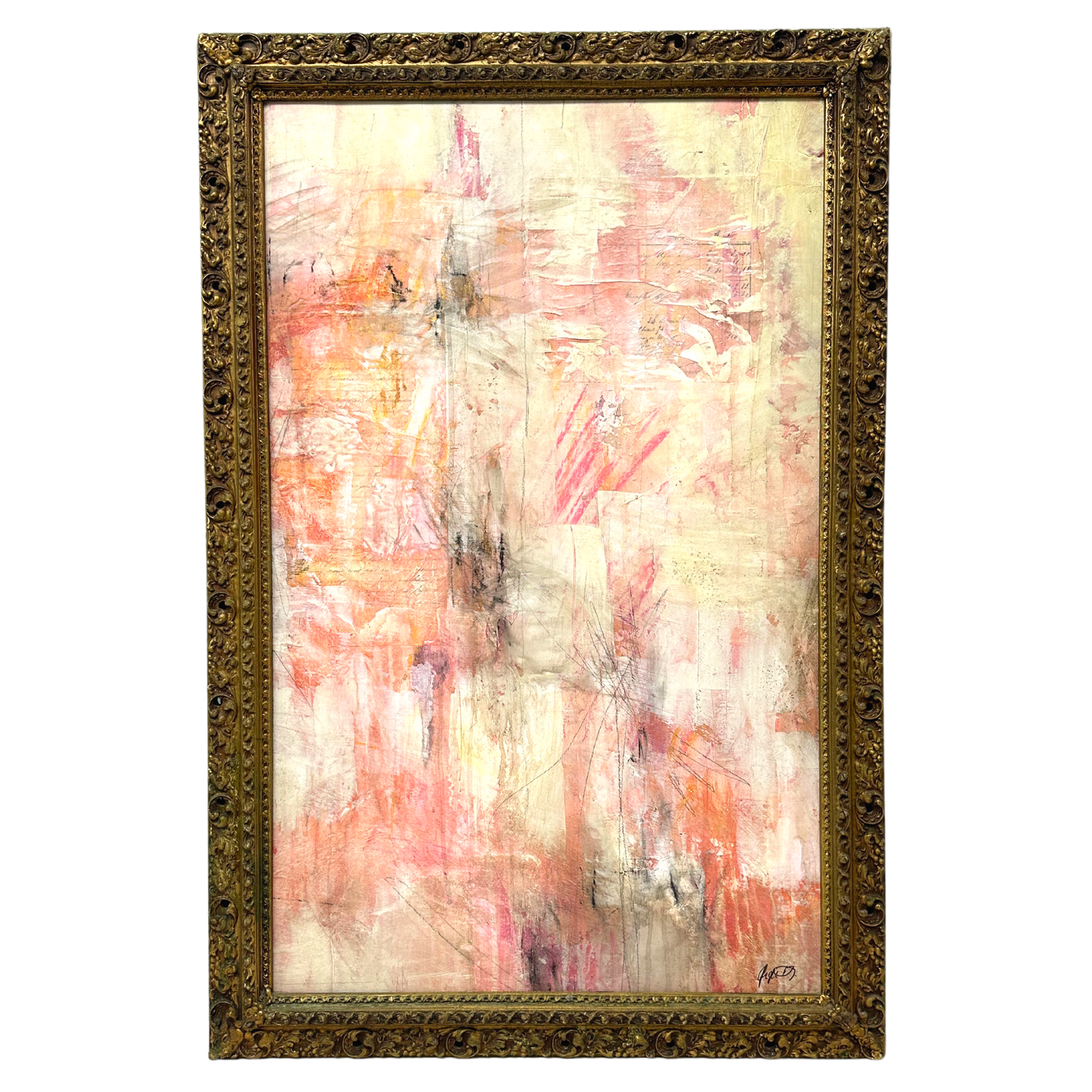 Gigi Davis Art x Large Pink Abstract