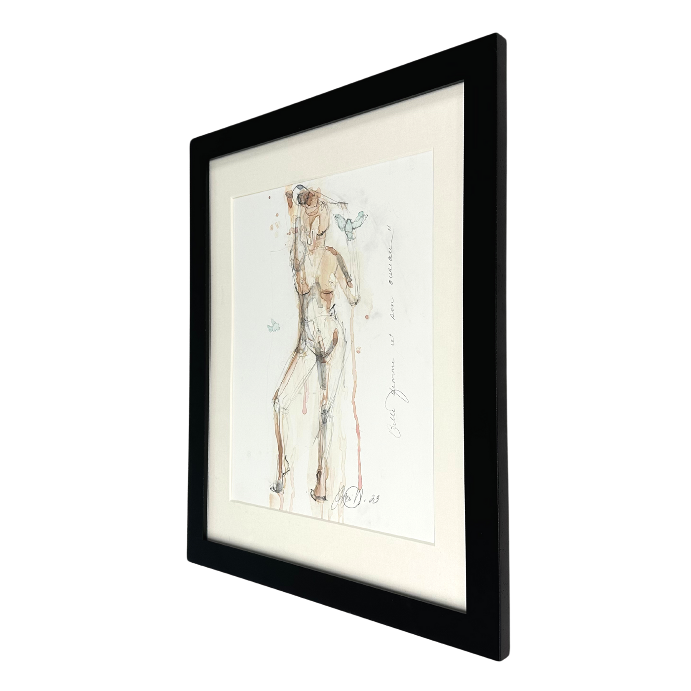Gigi Davis Art x Nude in Black Frame [1]