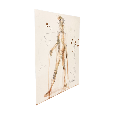 Gigi Davis Art x Original Nude Paris on Paper [1]