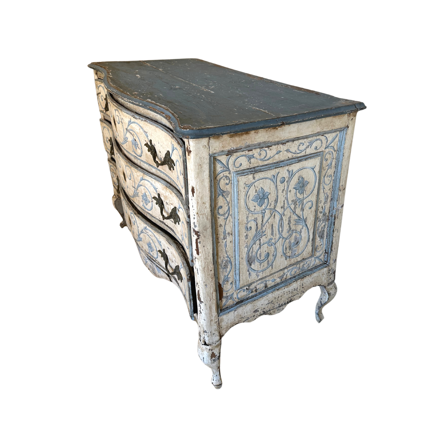 Antique Handpainted French Commode c. 1760