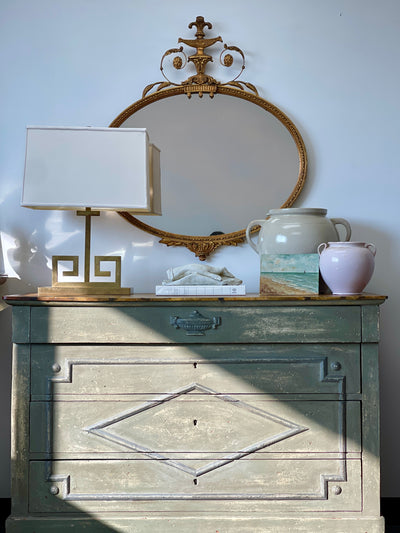 Antique Commode with Decorative Finish