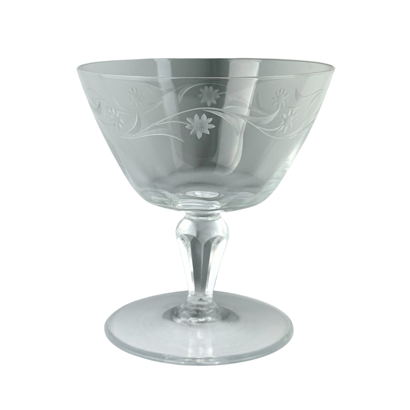 Kusak Crystal 'Satin Princess', Low Coupe  - Set of 2