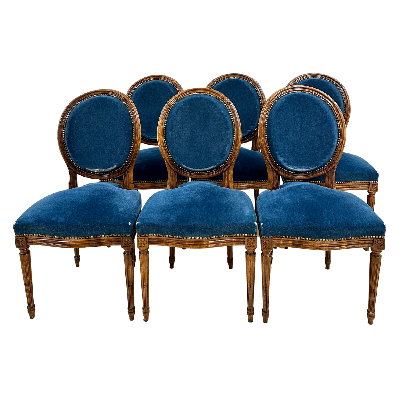 Early 20th c. Louis XVI Style Chairs, Set of 6