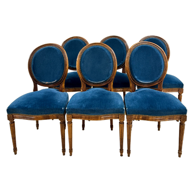 Early 20th c. Louis XVI Style Chairs, Set of 6