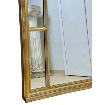 Antique French Arched Mirror