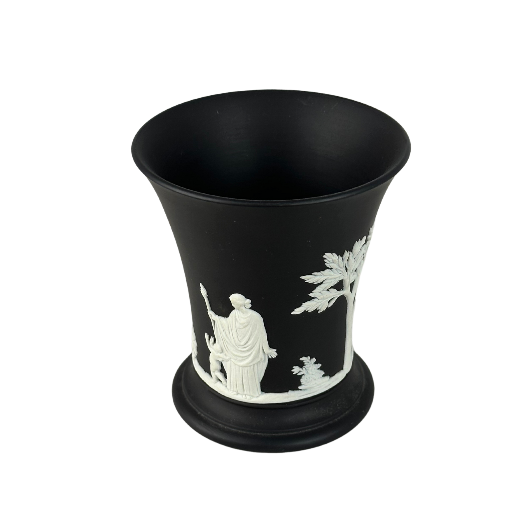 Vintage Black Wedgwood Jasperware Small Vase – Lily's Vintage Finds