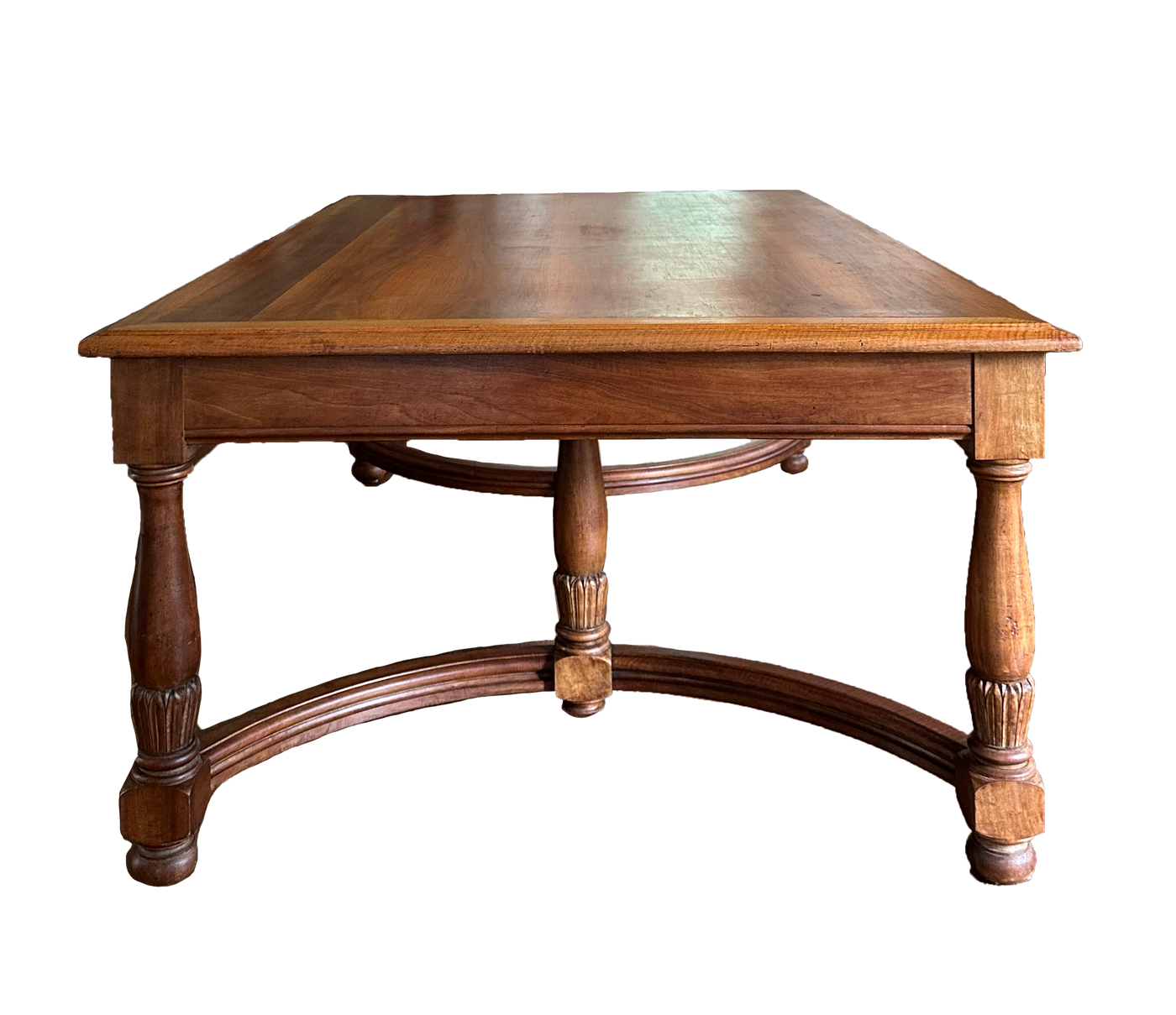 Large Antique French Writing Table / Partners Desk