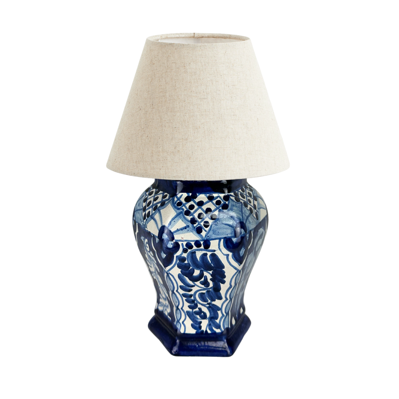 Petite Vintage Talavera Lamp