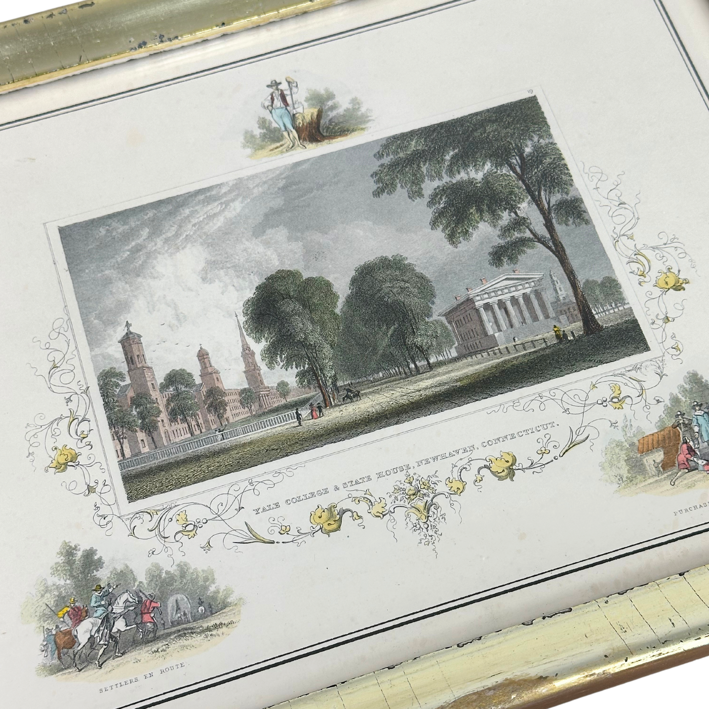 Borghese Framed Harvard and Yale Prints