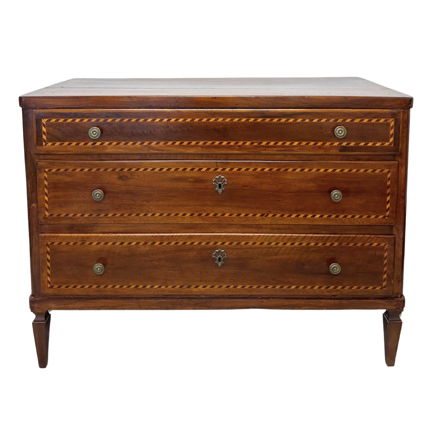 Antique French Commode with Inlay