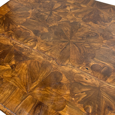 Antique Table with Intricate Inlay