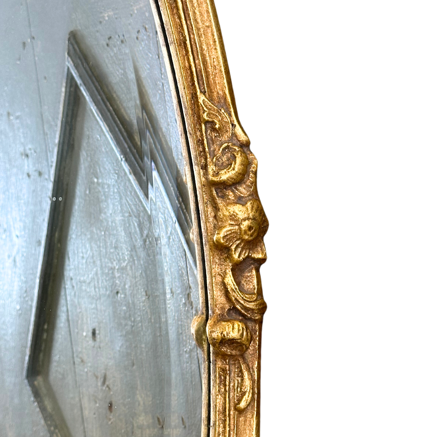 Vintage Friedman Brothers Gilded Oval Mirror