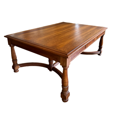 Large Antique French Writing Table / Partners Desk