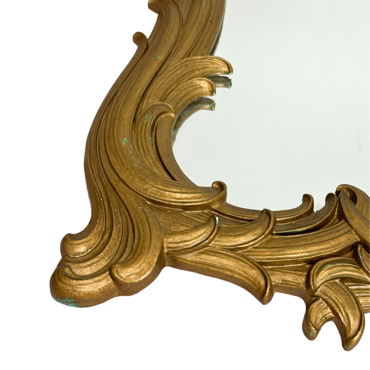 Petite Vintage Hollywood Regency Mirror