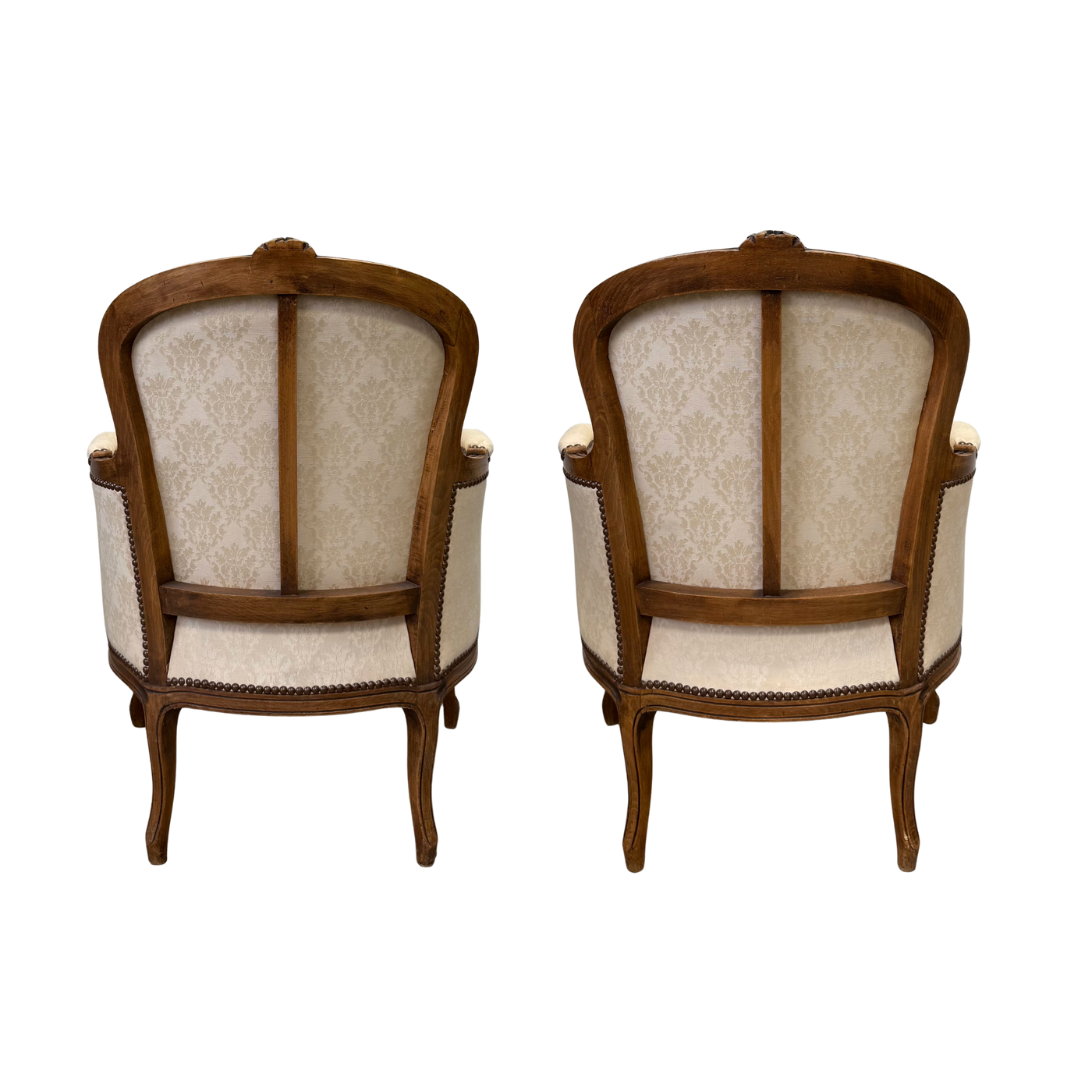 Pair of Vintage French Yellow Chairs