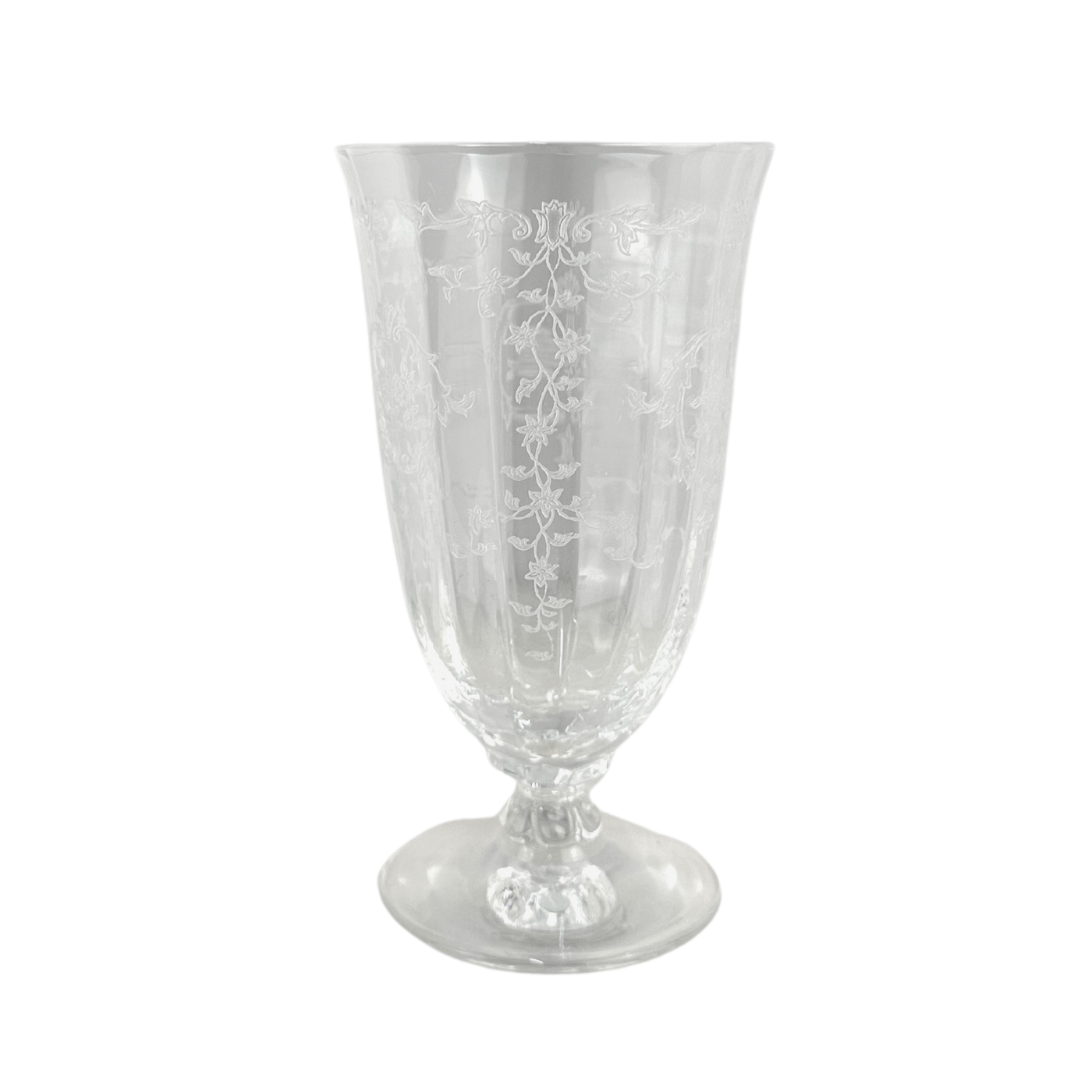 Vintage Fostoria "Navarre" Crystal Iced Tea Glasses, Set of 10