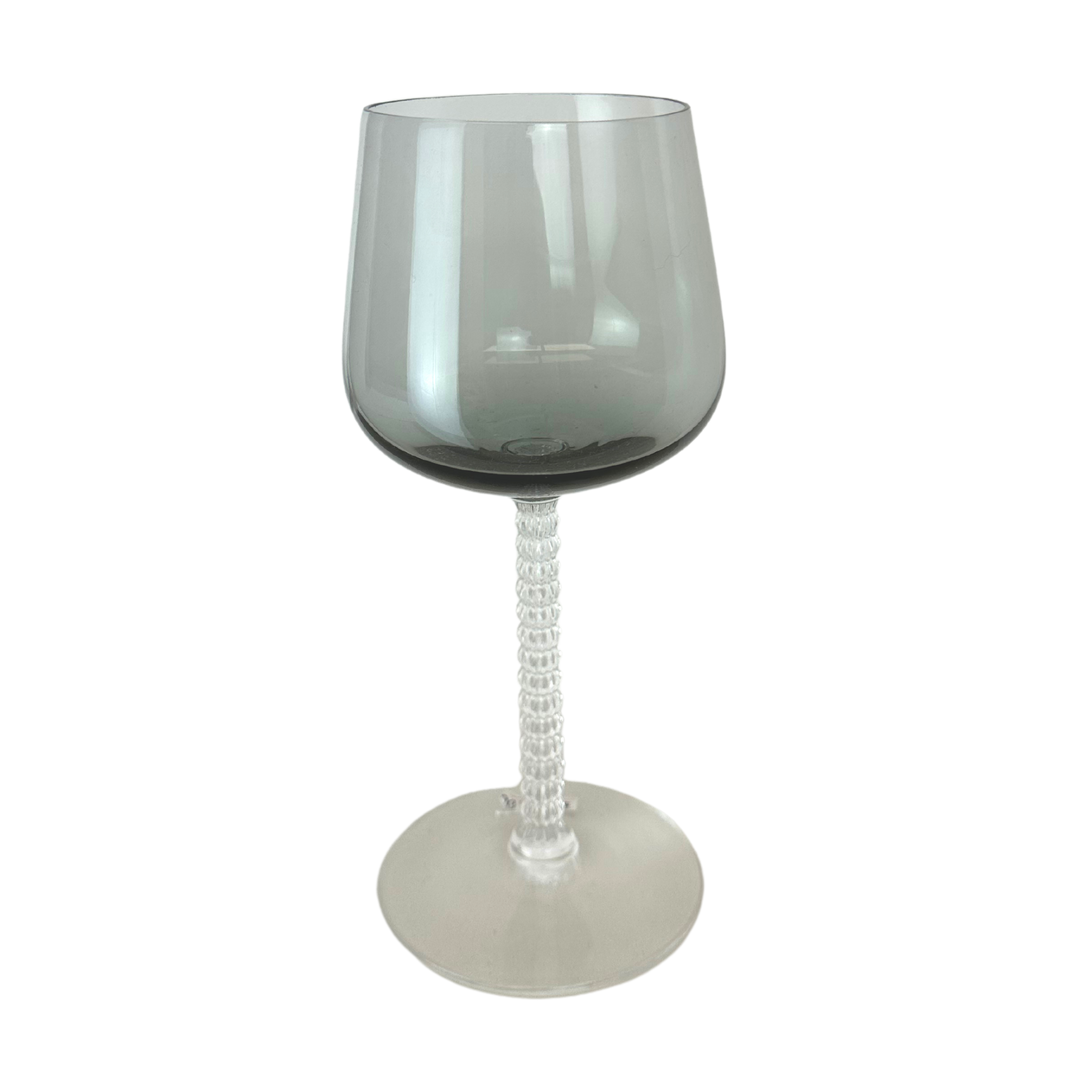 Vintage Fostoria 'Precedence' Smoke Crystal Goblets, Set of 12 – Lily's  Vintage Finds