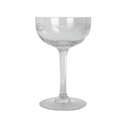 Kusak Crystal 'Coronet Wreath', Martini- Set of 2